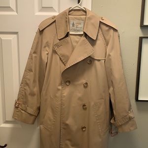 Vintage London Fog double breasted trench coat - maxi length